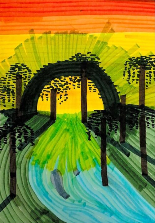 Sunset in the Jungle 022
